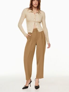 Wilfred Carrot Pant in Camel Brown